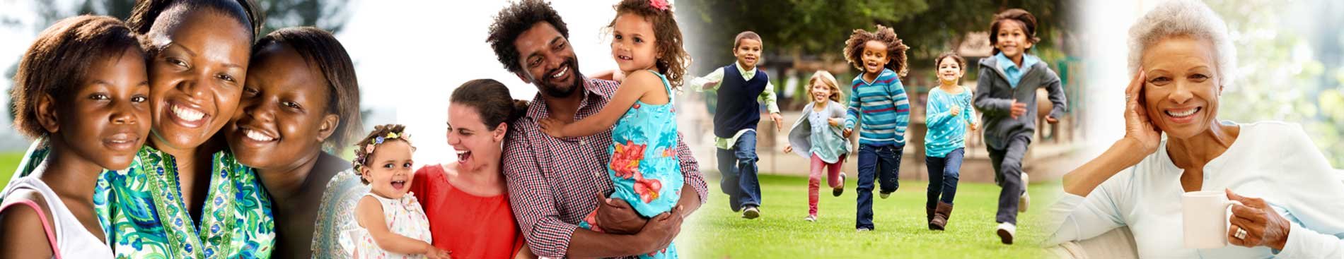 Collage of Smiling Families